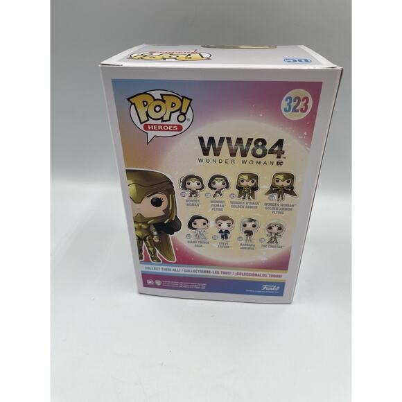 Wonder Woman WW84 Golden Armor Funko Pop DC Comics 330 New In Box - Picture 6 of 7